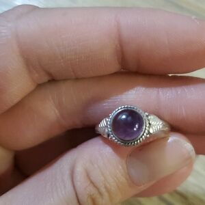 Amethyst Ring Size 7.5